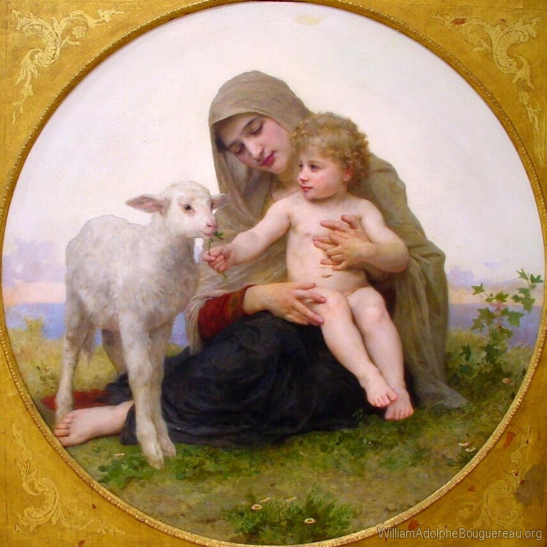 La Vierge a L'agneau , Virgin and Lamb